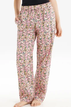 Printed Cotton Canvas Pants - Pajama Sets - Women | Tezenis