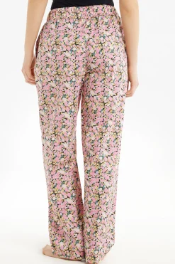 Printed Cotton Canvas Pants - Pajama Sets - Women | Tezenis