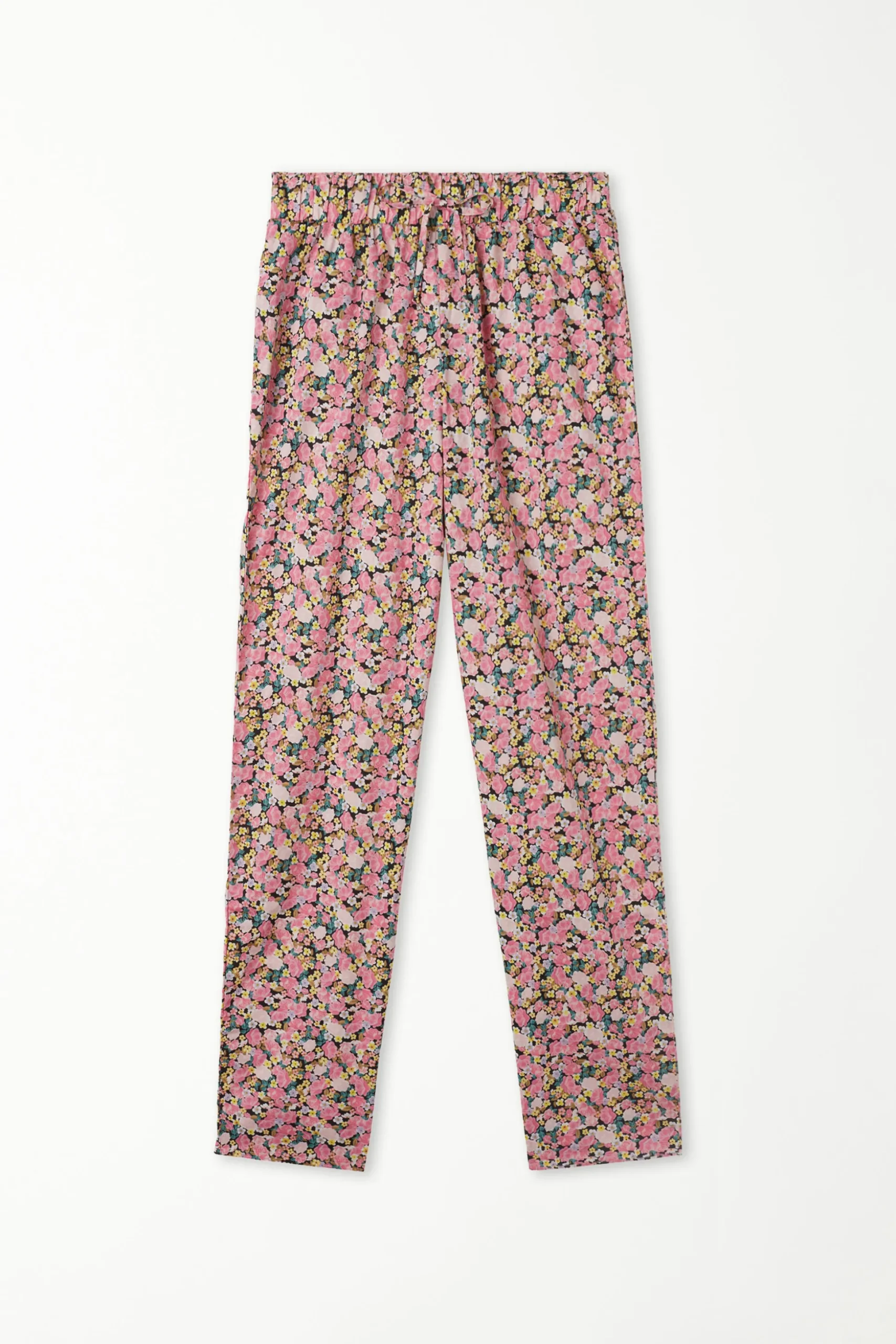 Printed Cotton Canvas Pants - Pajama Sets - Women | Tezenis