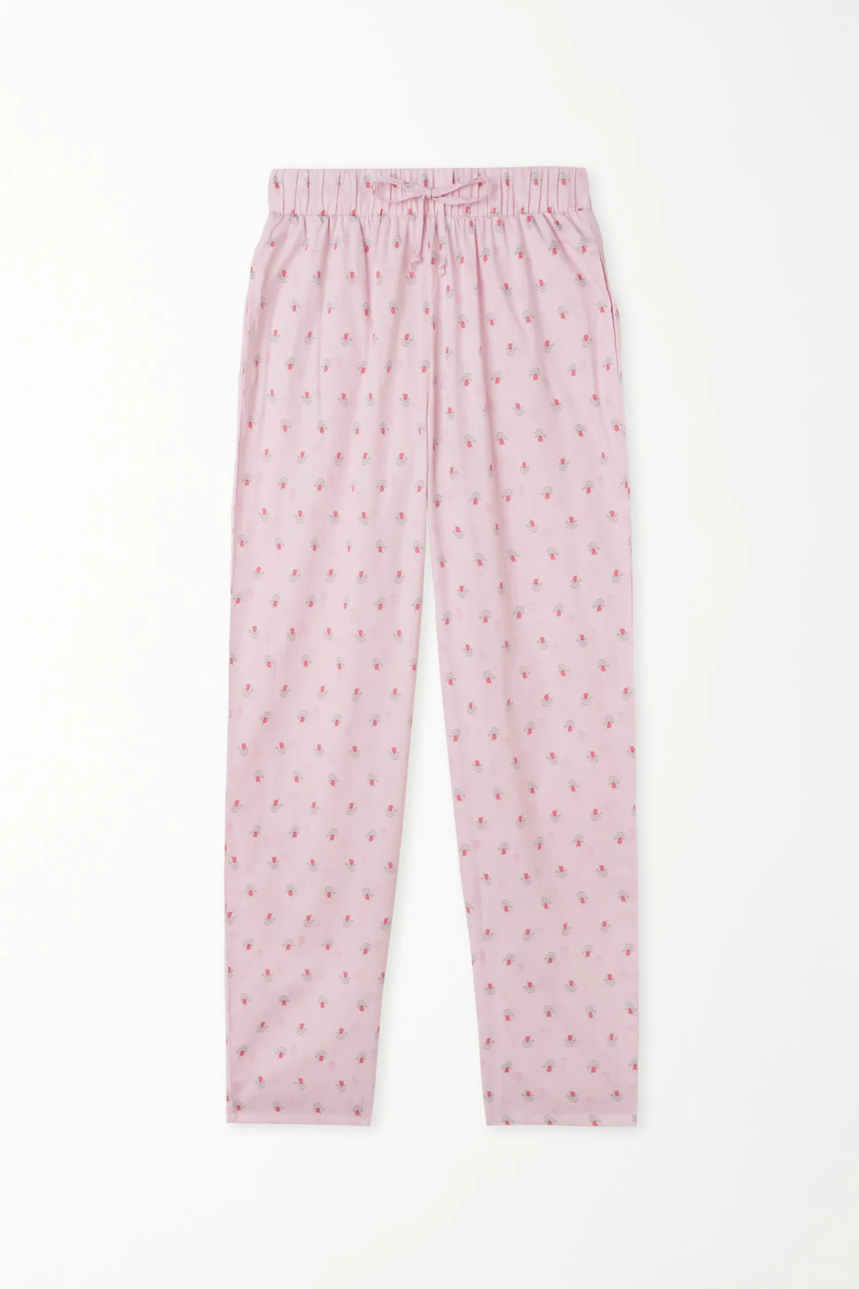 Printed Cotton Canvas Pants - Pajama Sets - Women | Tezenis