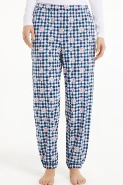 Printed Cotton Joggers - Pajama Sets - Women | Tezenis