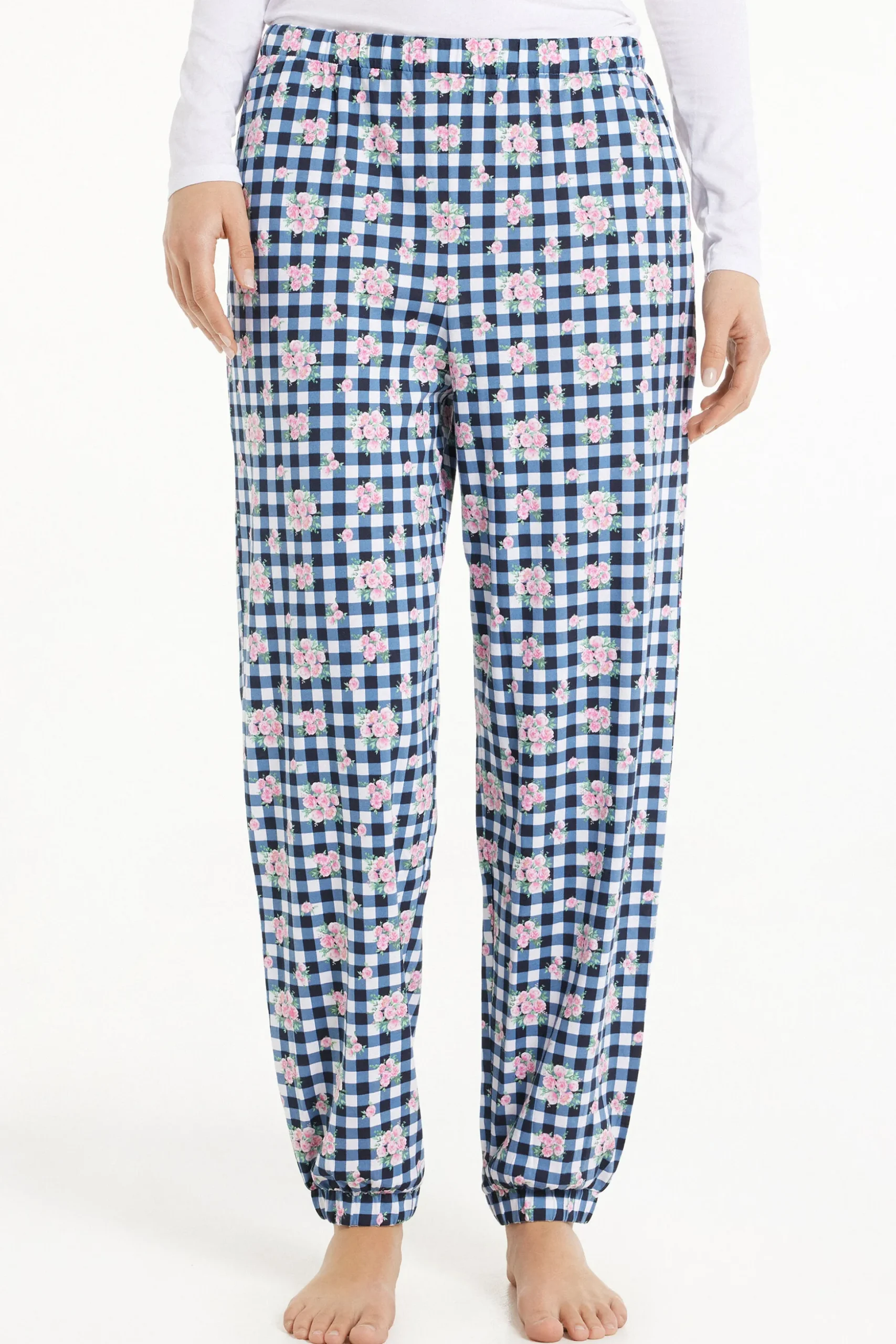 Printed Cotton Joggers - Pajama Sets - Women | Tezenis