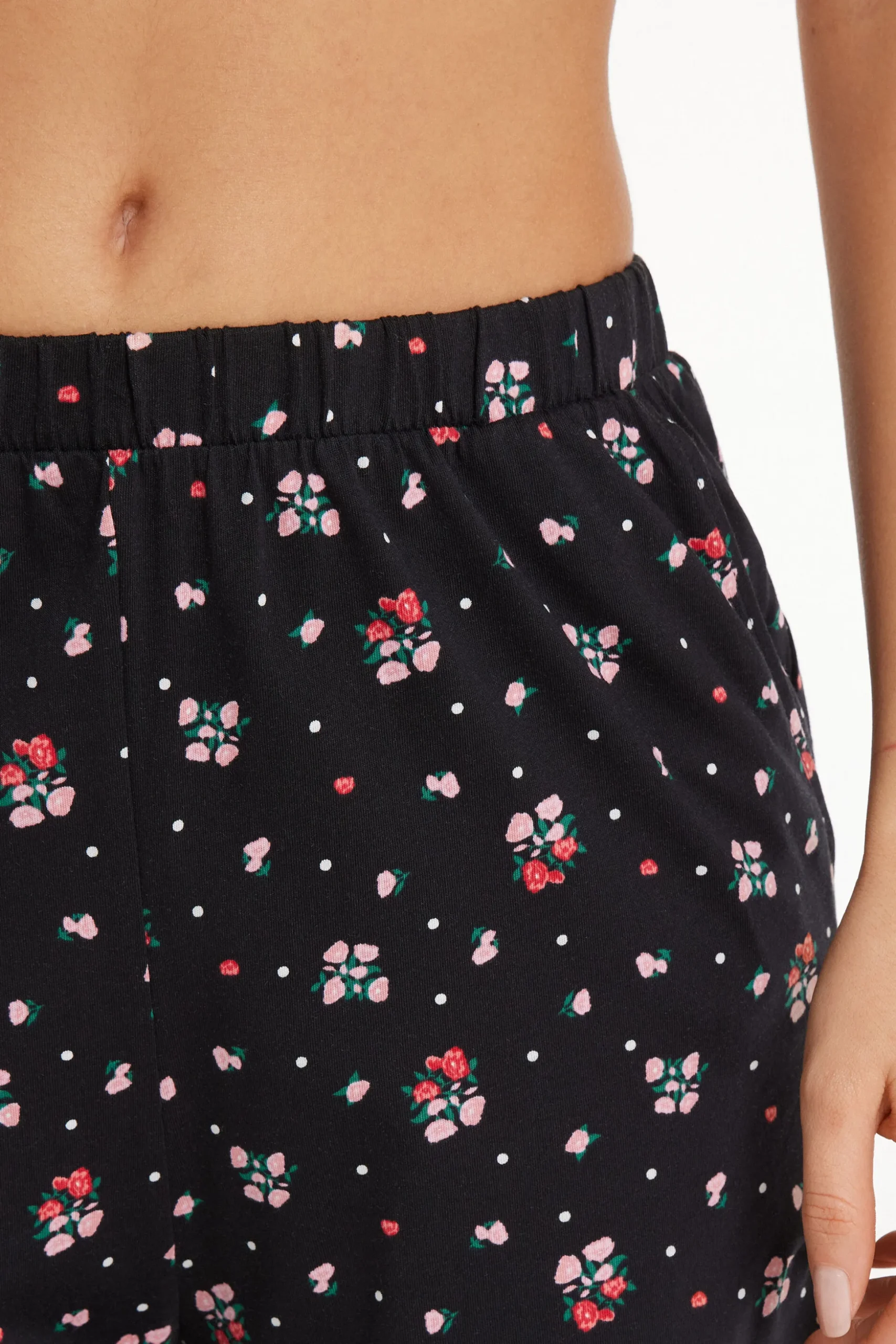 Printed Cotton Joggers - Pajama Sets - Women | Tezenis