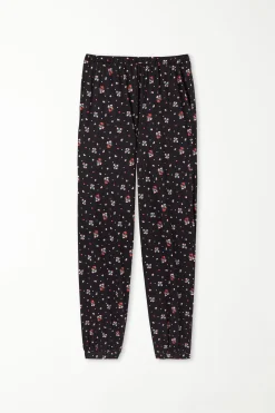 Printed Cotton Joggers - Pajama Sets - Women | Tezenis