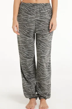 Printed Cotton Joggers - Pajama Sets - Women | Tezenis