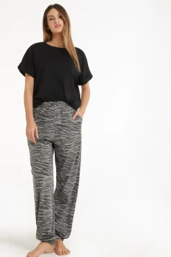 Printed Cotton Joggers - Pajama Sets - Women | Tezenis