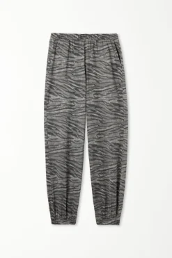 Printed Cotton Joggers - Pajama Sets - Women | Tezenis