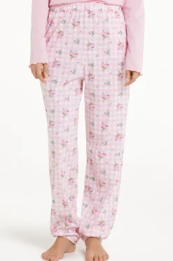 Printed Cotton Joggers - Pajama Sets - Women | Tezenis