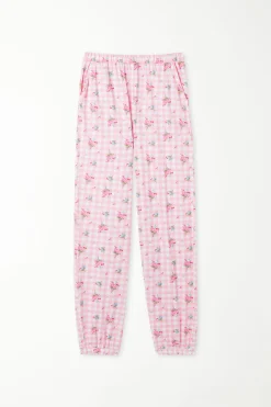 Printed Cotton Joggers - Pajama Sets - Women | Tezenis