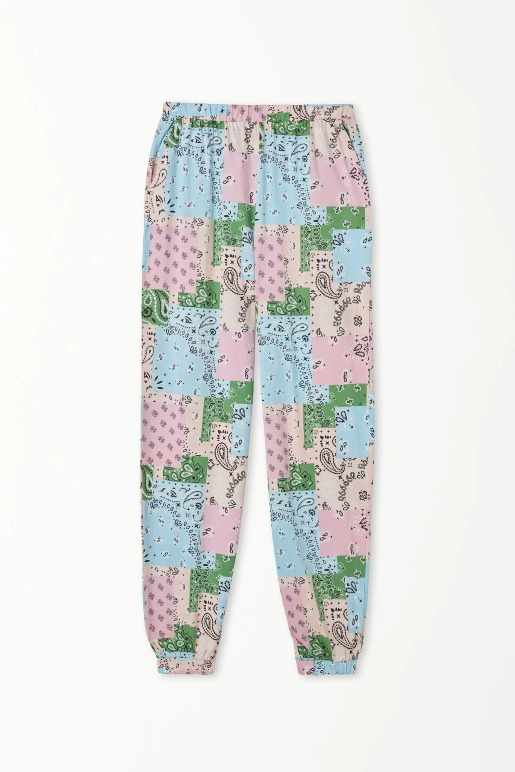 Printed Cotton Joggers - Pajama Sets - Women | Tezenis