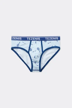 Printed Cotton Panties With Logo - Briefs - Men | Tezenis