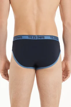 Printed Cotton Panties With Logo - Briefs - Men | Tezenis