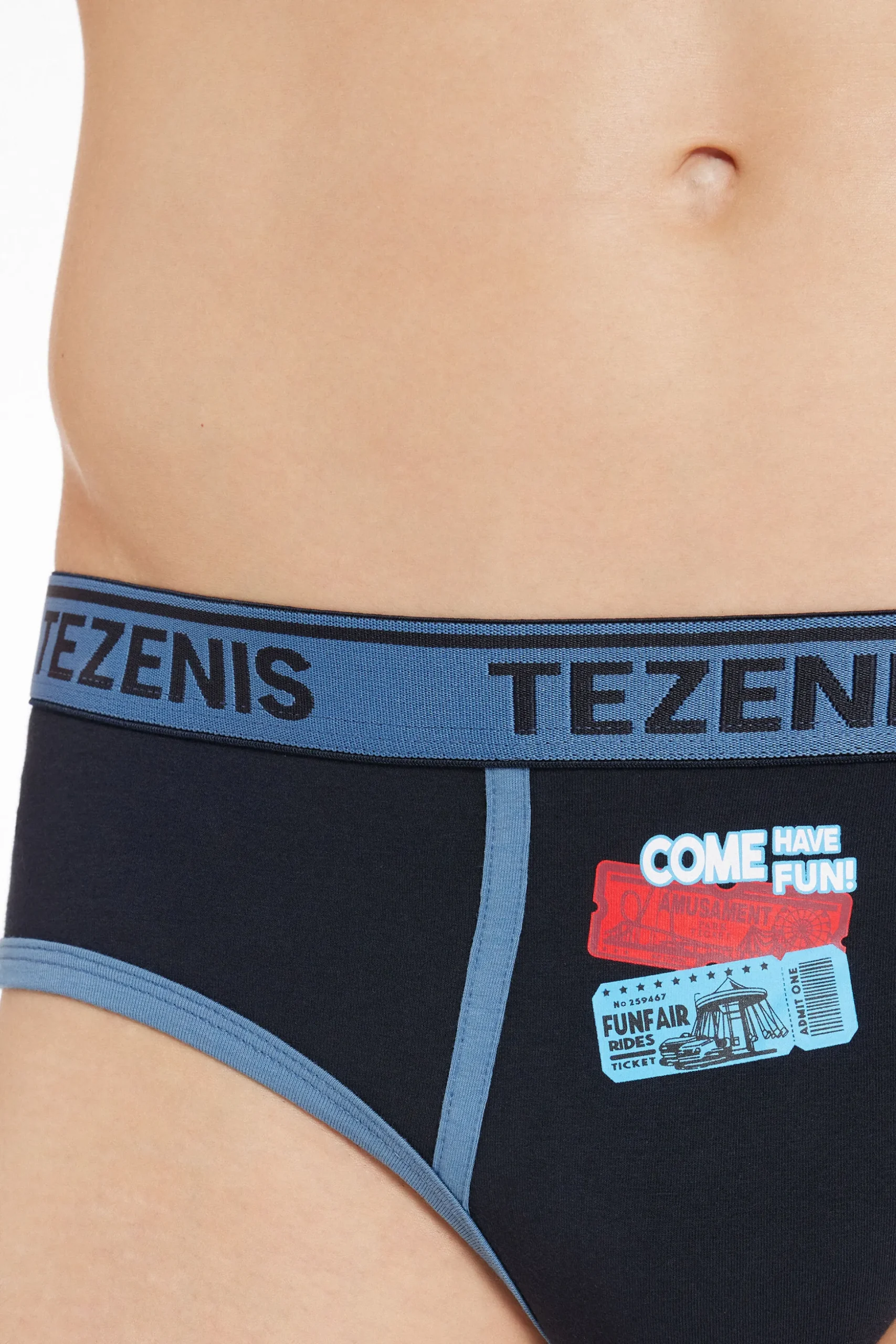 Printed Cotton Panties With Logo - Briefs - Men | Tezenis