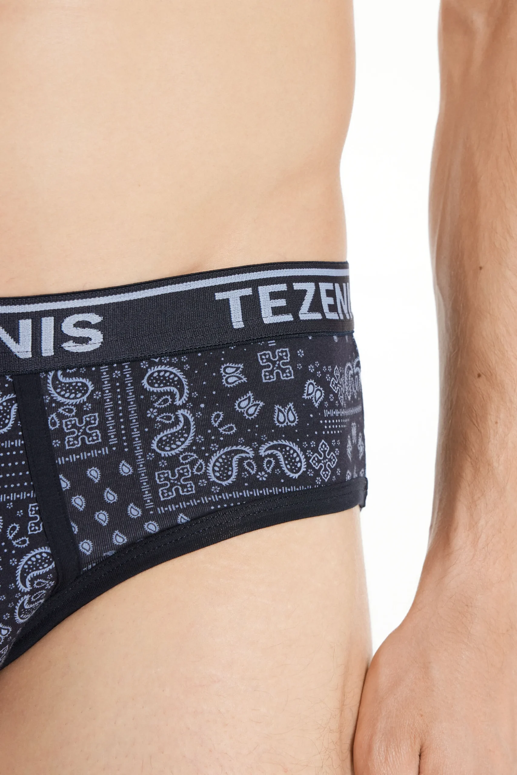 Printed Cotton Panties With Logo - Briefs - Men | Tezenis