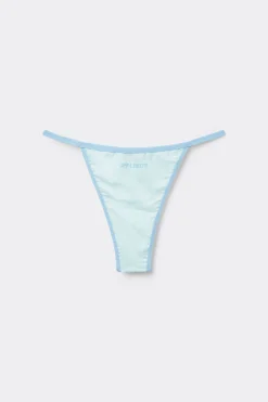 Printed Cotton String Brazilian Panties - Cheeky Briefs - Women | Tezenis