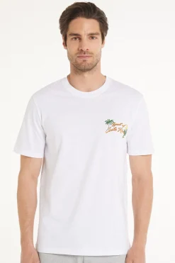 Printed Cotton T-Shirt - T-Shirts - Men | Tezenis