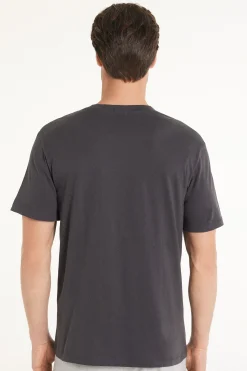 Printed Cotton T-Shirt - T-Shirts - Men | Tezenis