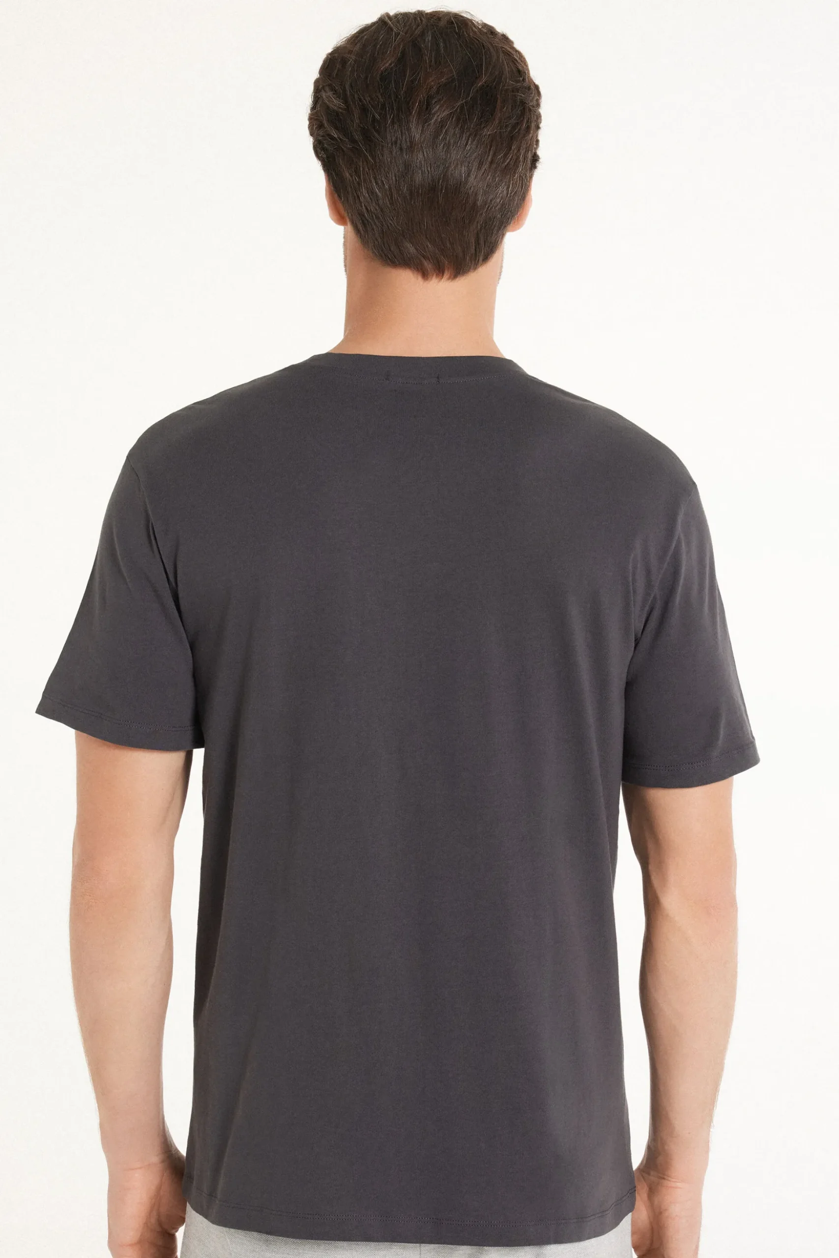 Printed Cotton T-Shirt - T-Shirts - Men | Tezenis