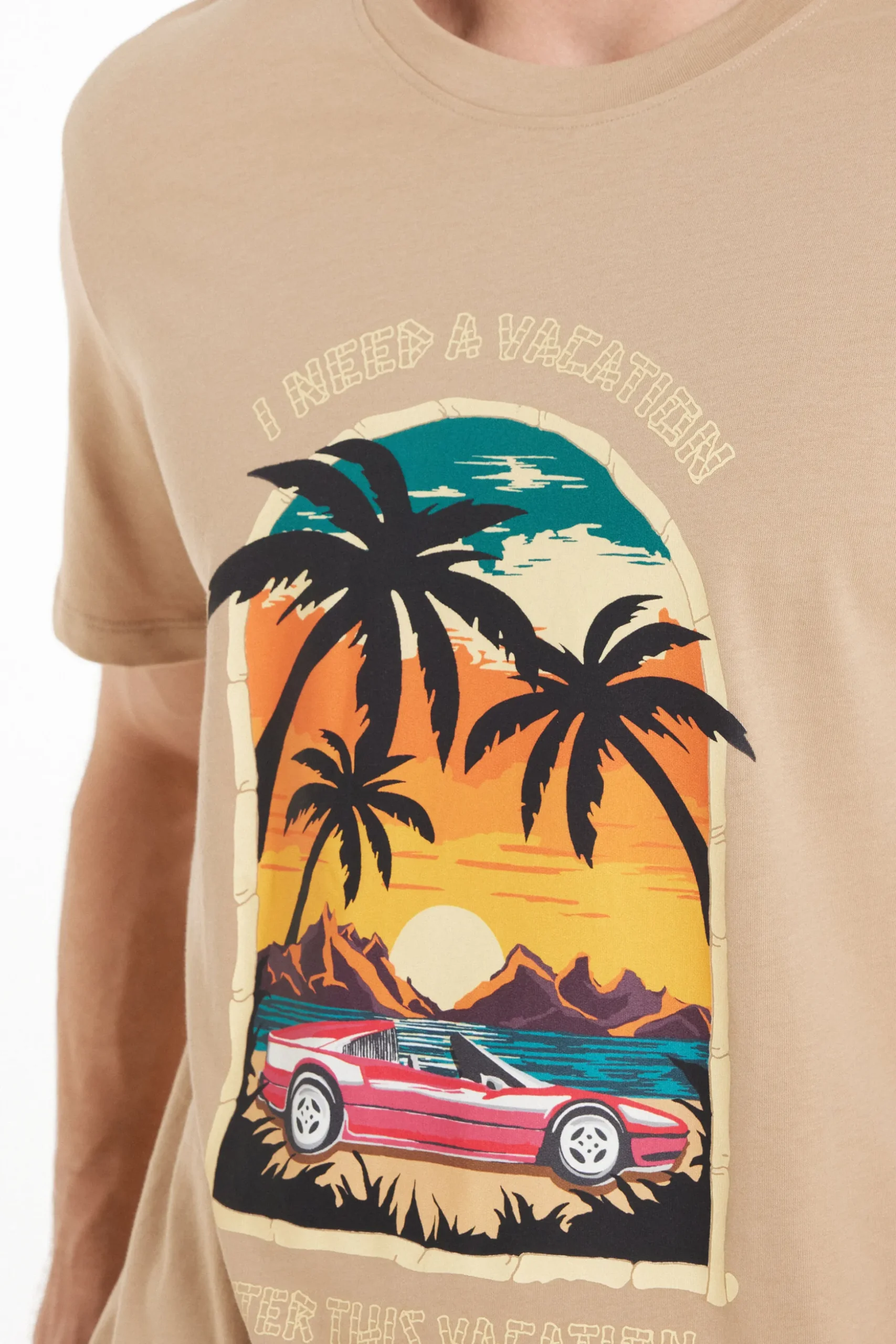 Printed Cotton T-Shirt - T-Shirts - Men | Tezenis