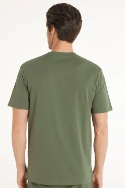 Printed Cotton T-Shirt - T-Shirts - Men | Tezenis