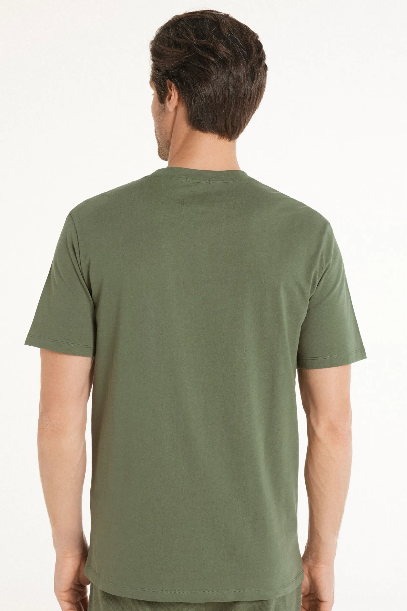 Printed Cotton T-Shirt - T-Shirts - Men | Tezenis