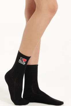 Printed Crew Socks - Socks - Women | Tezenis