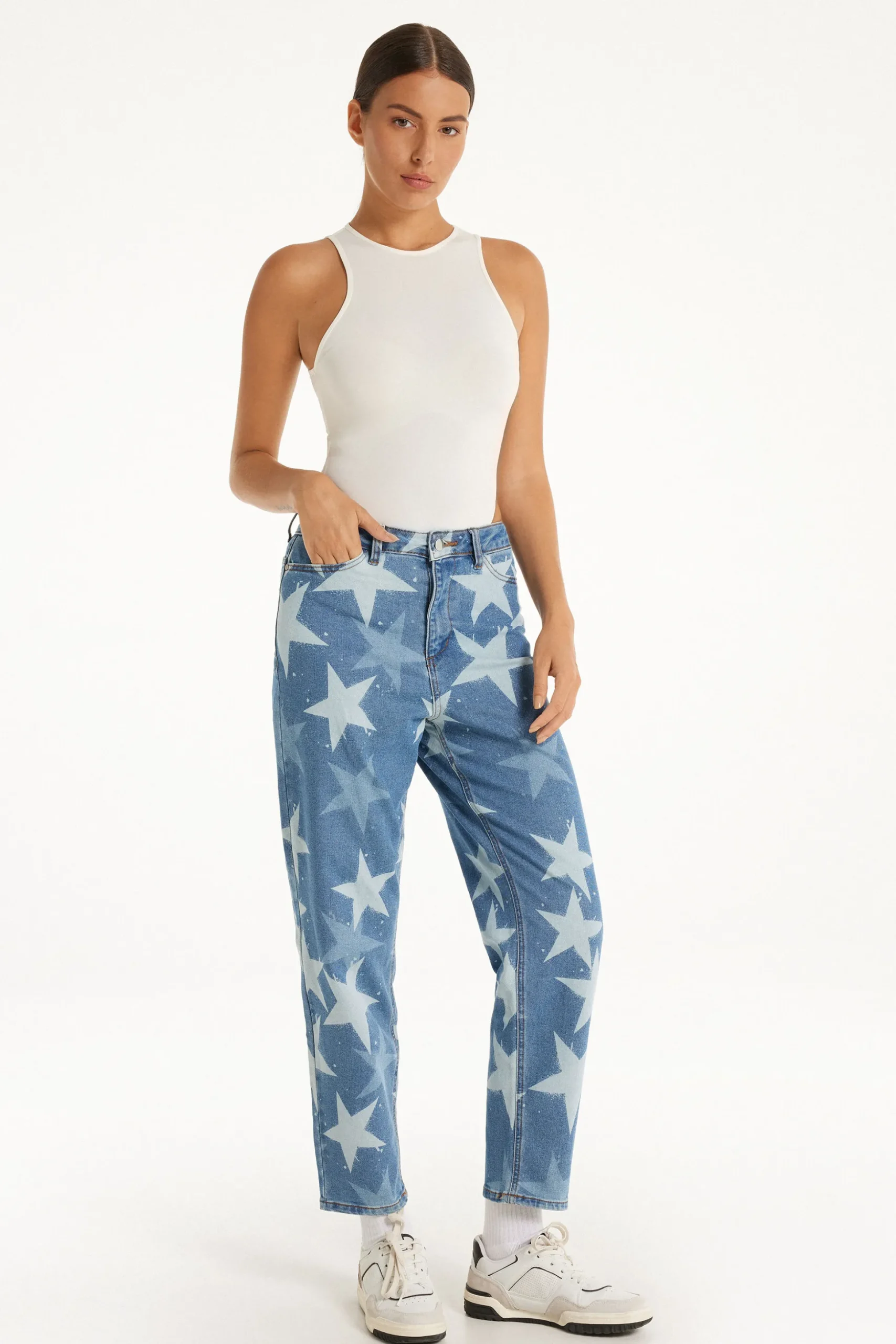 Printed Jeans - Pants - Women | Tezenis
