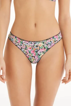 Printed Microfiber Brazilian Panties - Cheeky Briefs - Women | Tezenis