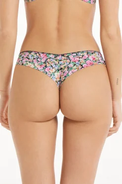 Printed Microfiber Brazilian Panties - Cheeky Briefs - Women | Tezenis