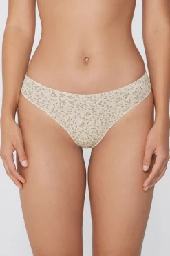 Printed Microfiber Brazilian Panties - Cheeky Briefs - Women | Tezenis