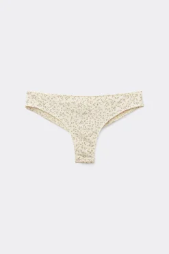 Printed Microfiber Brazilian Panties - Cheeky Briefs - Women | Tezenis
