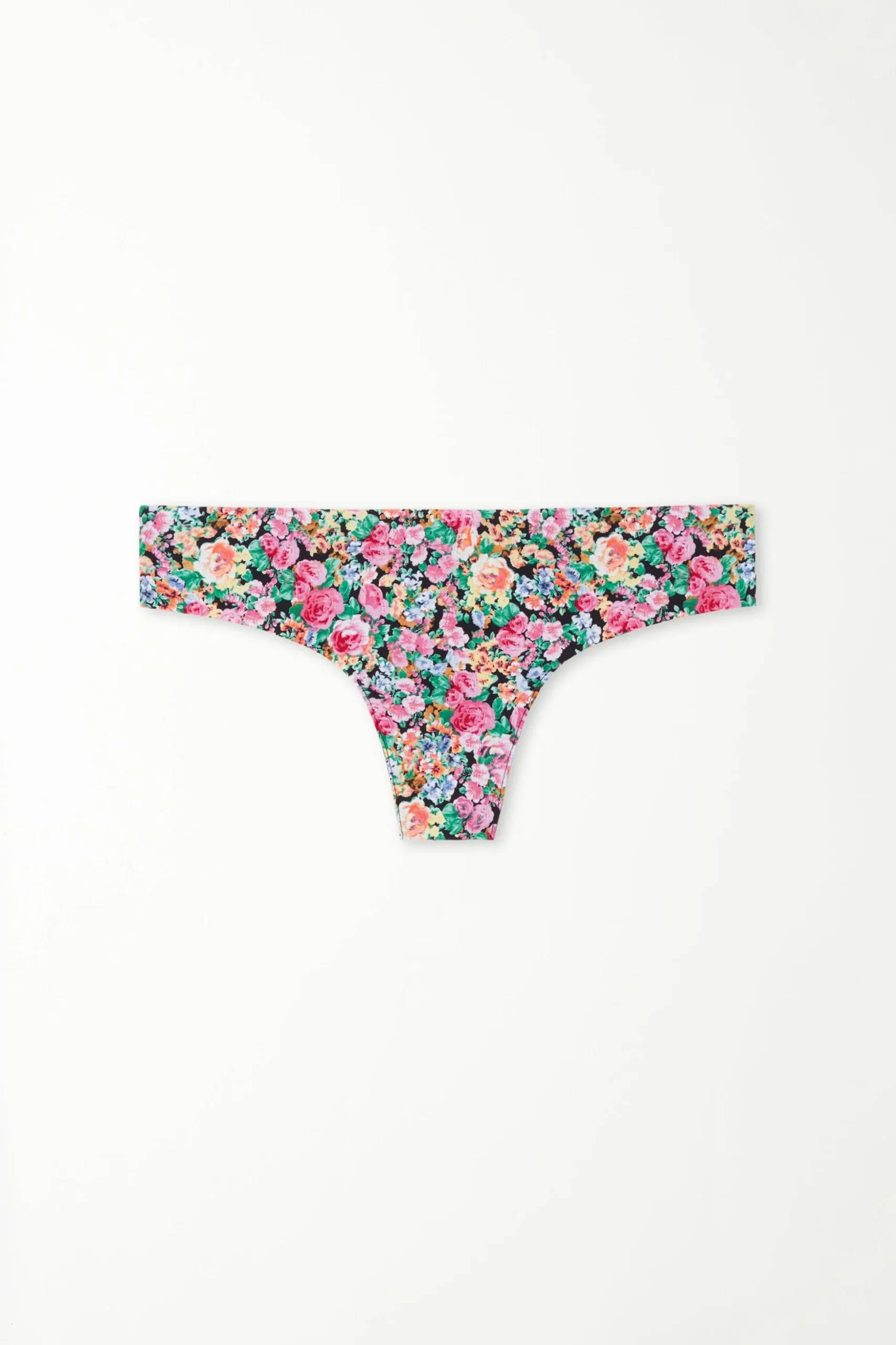 Raw Edge Brazilian Brief In Printed Microfiber - Cheeky Briefs - Women | Tezenis