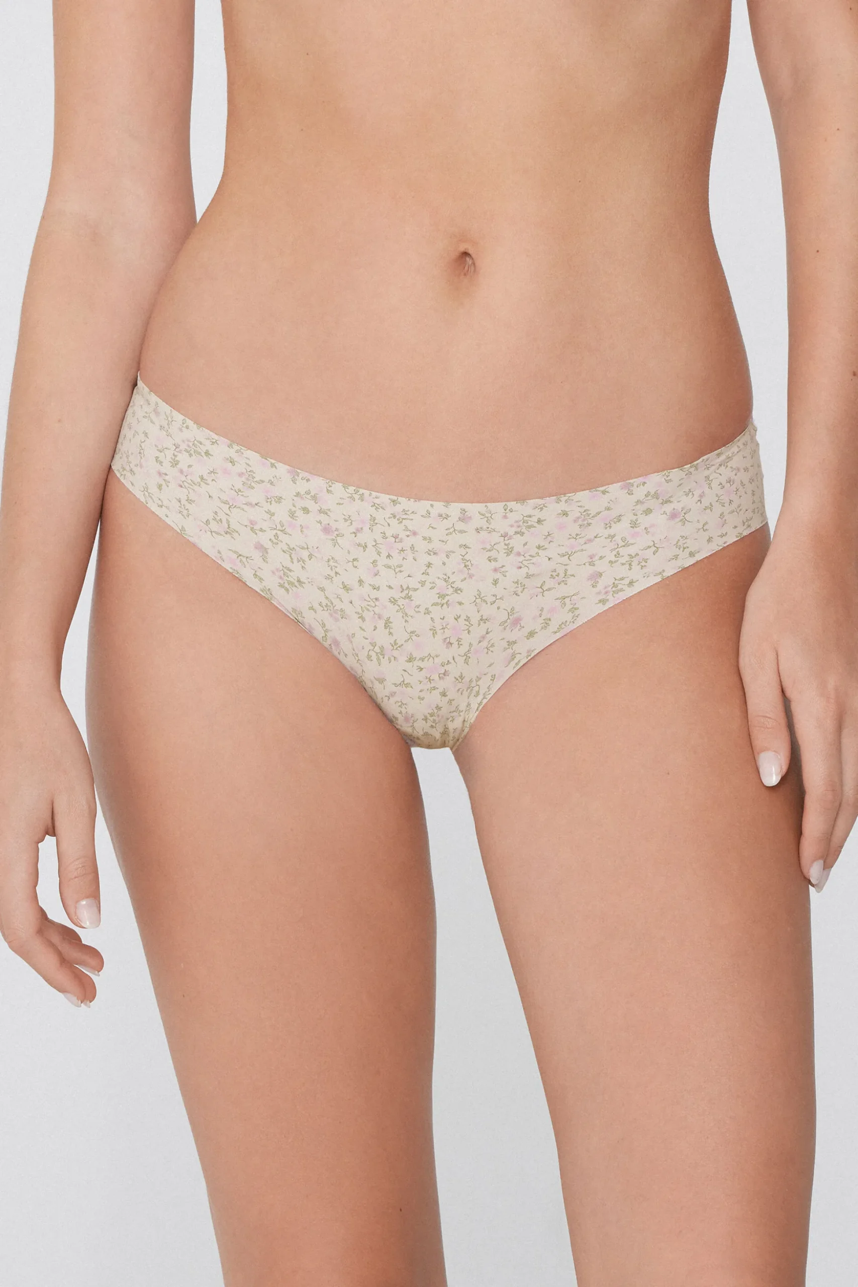 Raw Edge Panties In Printed Microfiber - Classic - Women | Tezenis