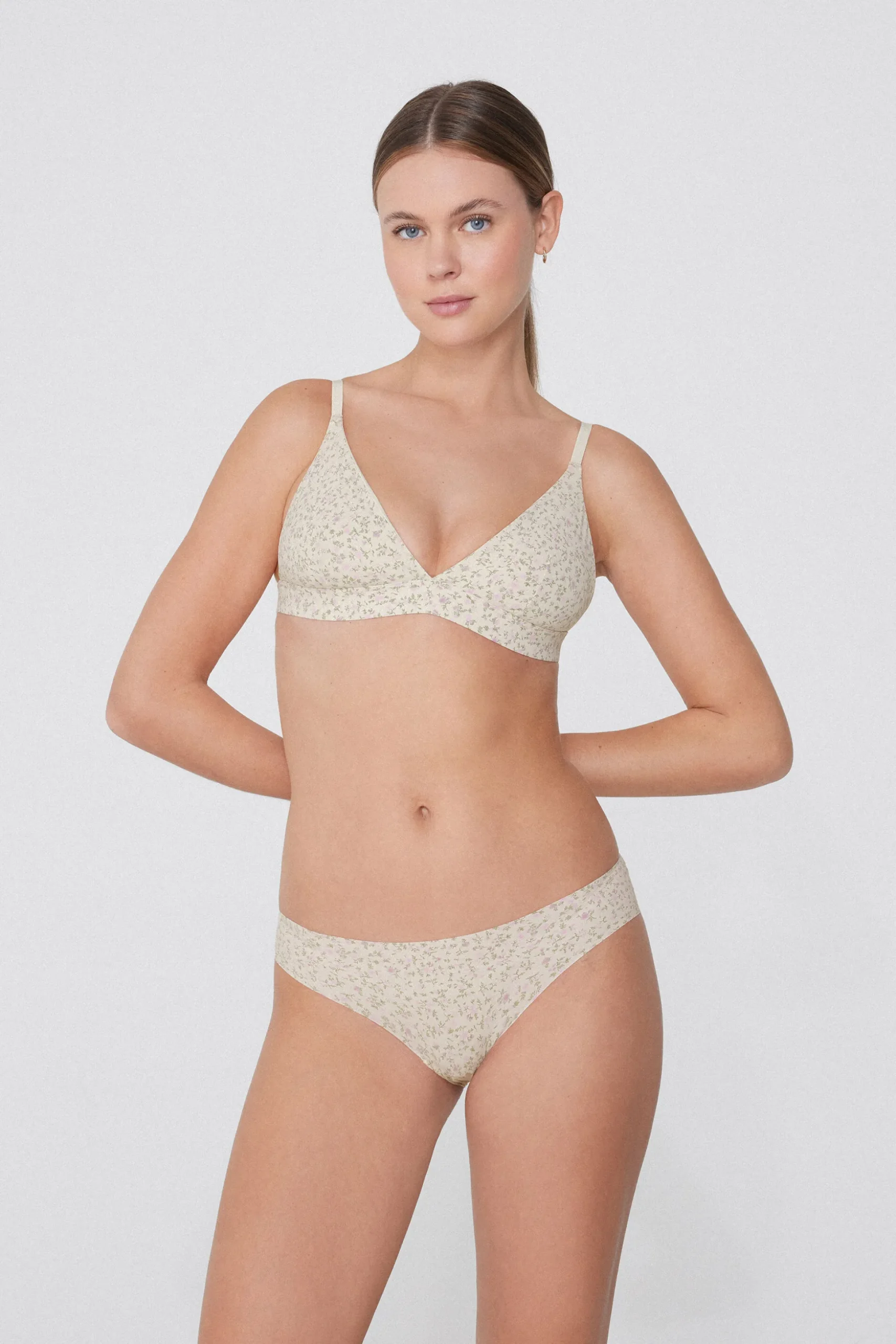 Raw Edge Panties In Printed Microfiber - Classic - Women | Tezenis