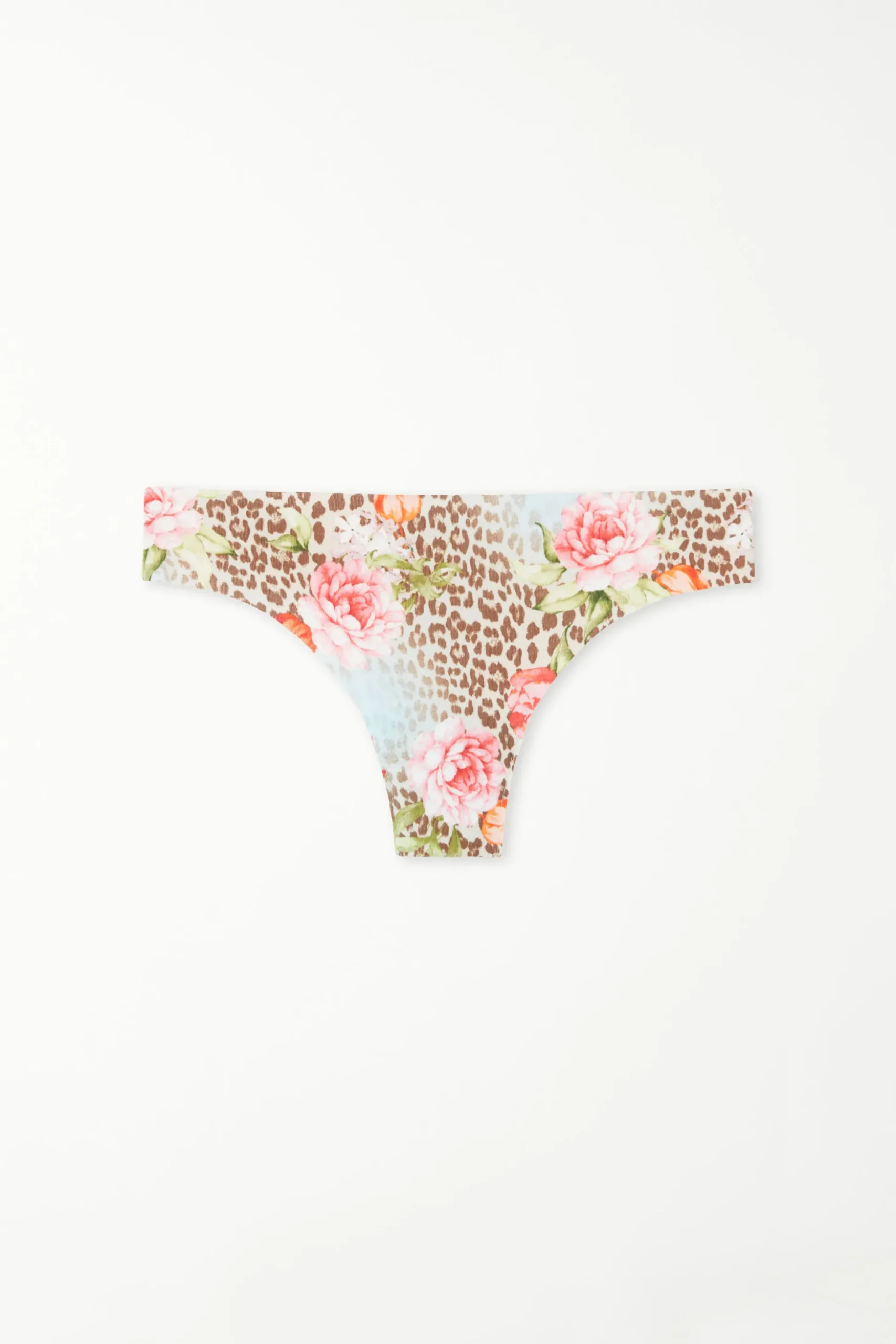Raw Edge Printed Brazilian Brief - Cheeky Briefs - Women | Tezenis