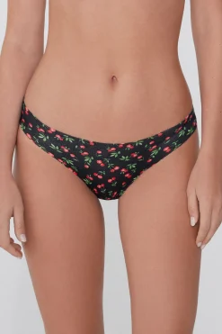 Raw Edge Printed Brazilian Brief - Cheeky Briefs - Women | Tezenis