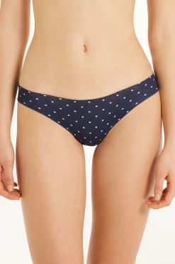 Raw Edge Printed Brazilian Brief - Cheeky Briefs - Women | Tezenis
