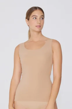 Raw-Cut Cotton Camisole - Tank Tops - Women | Tezenis