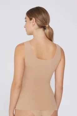 Raw-Cut Cotton Camisole - Tank Tops - Women | Tezenis
