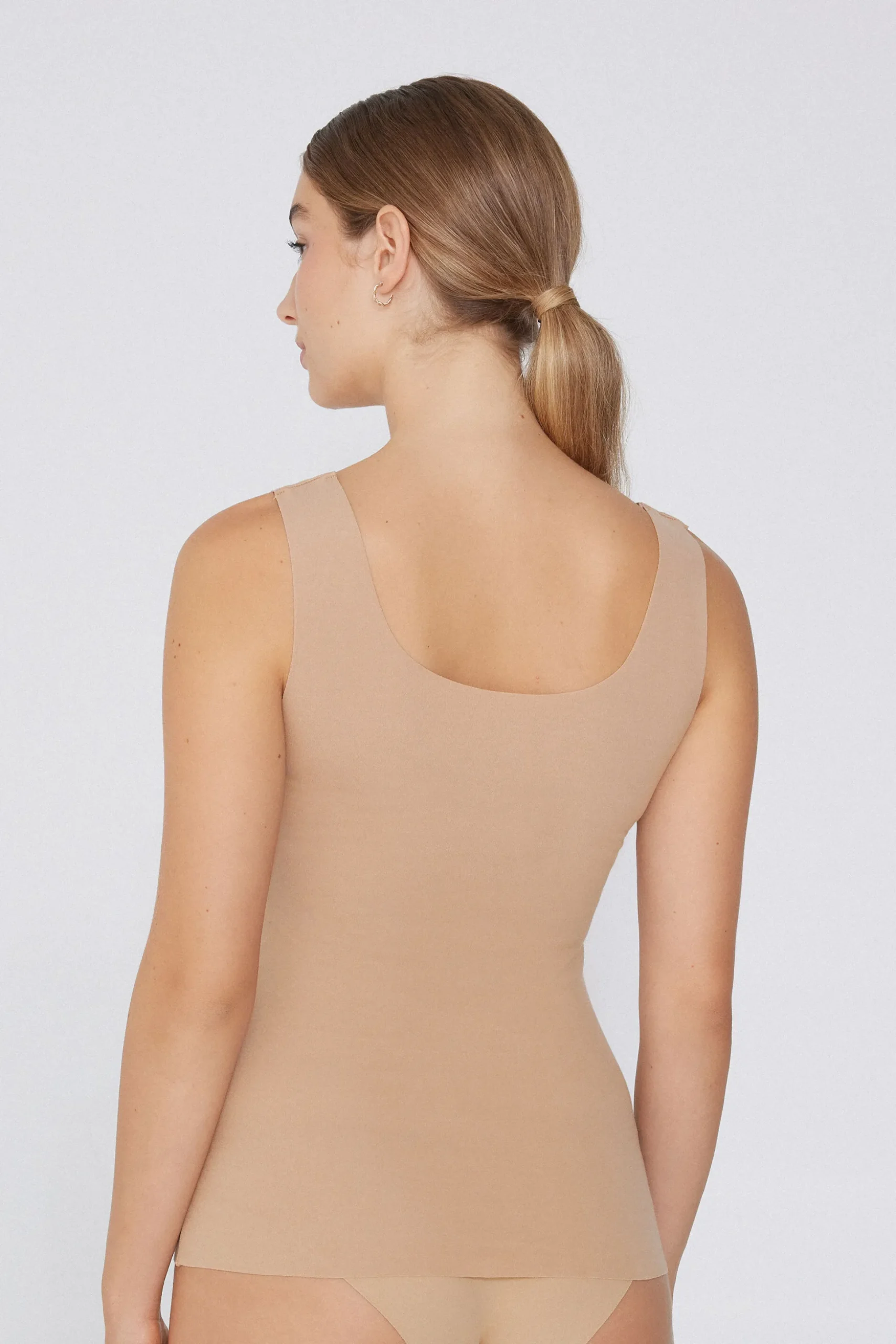 Raw-Cut Cotton Camisole - Tank Tops - Women | Tezenis