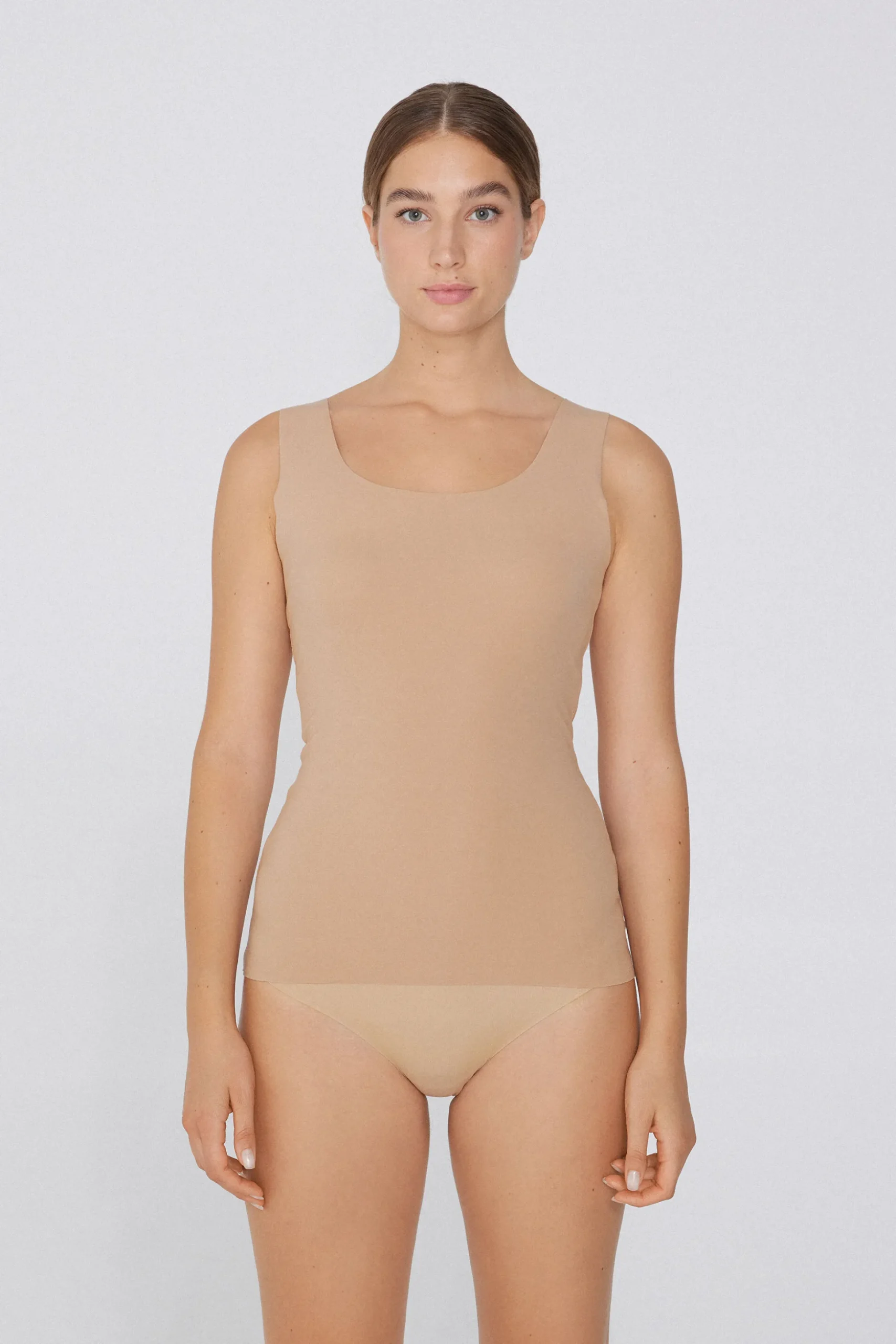 Raw-Cut Cotton Camisole - Tank Tops - Women | Tezenis