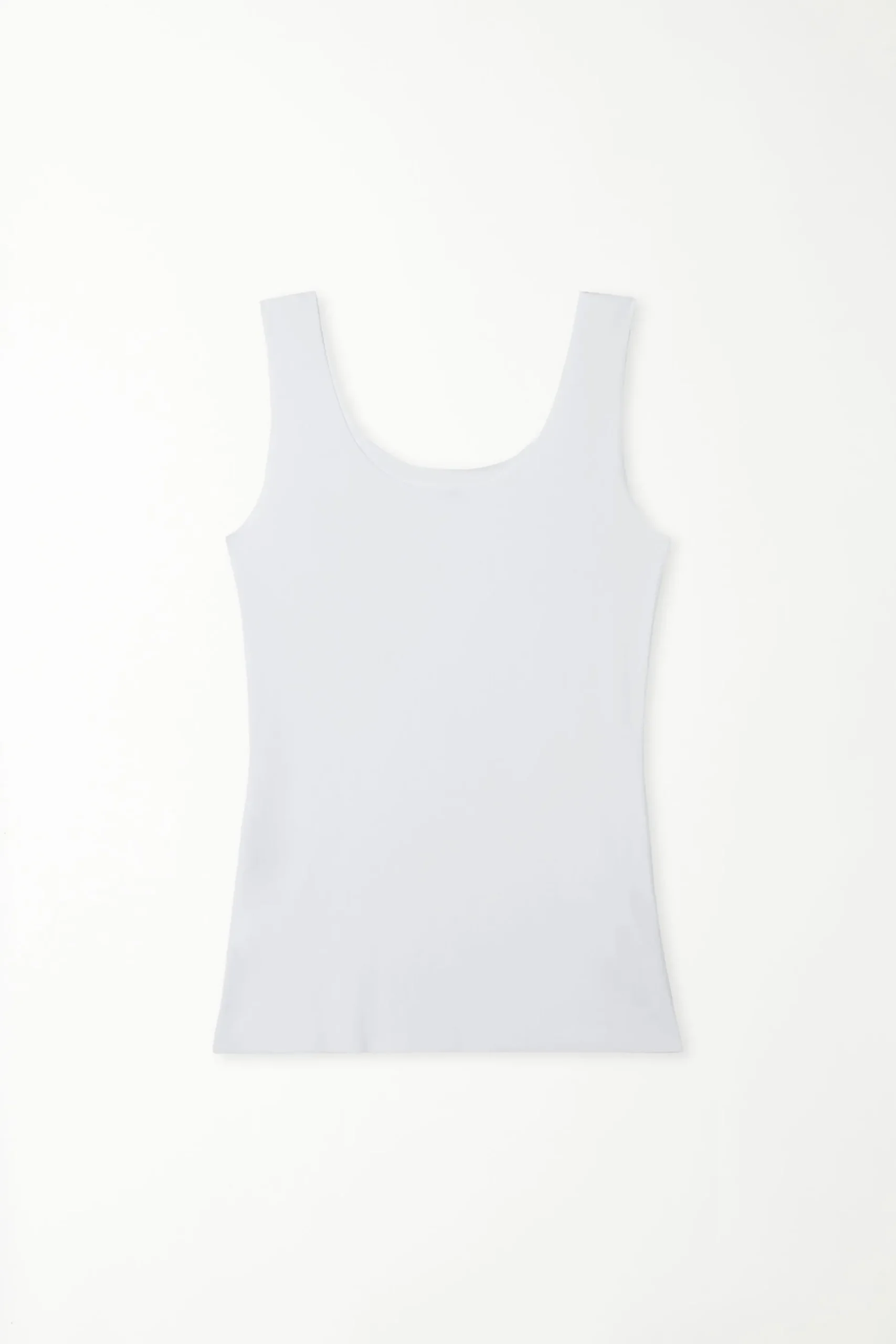 Raw-Cut Cotton Camisole - Tank Tops - Women | Tezenis