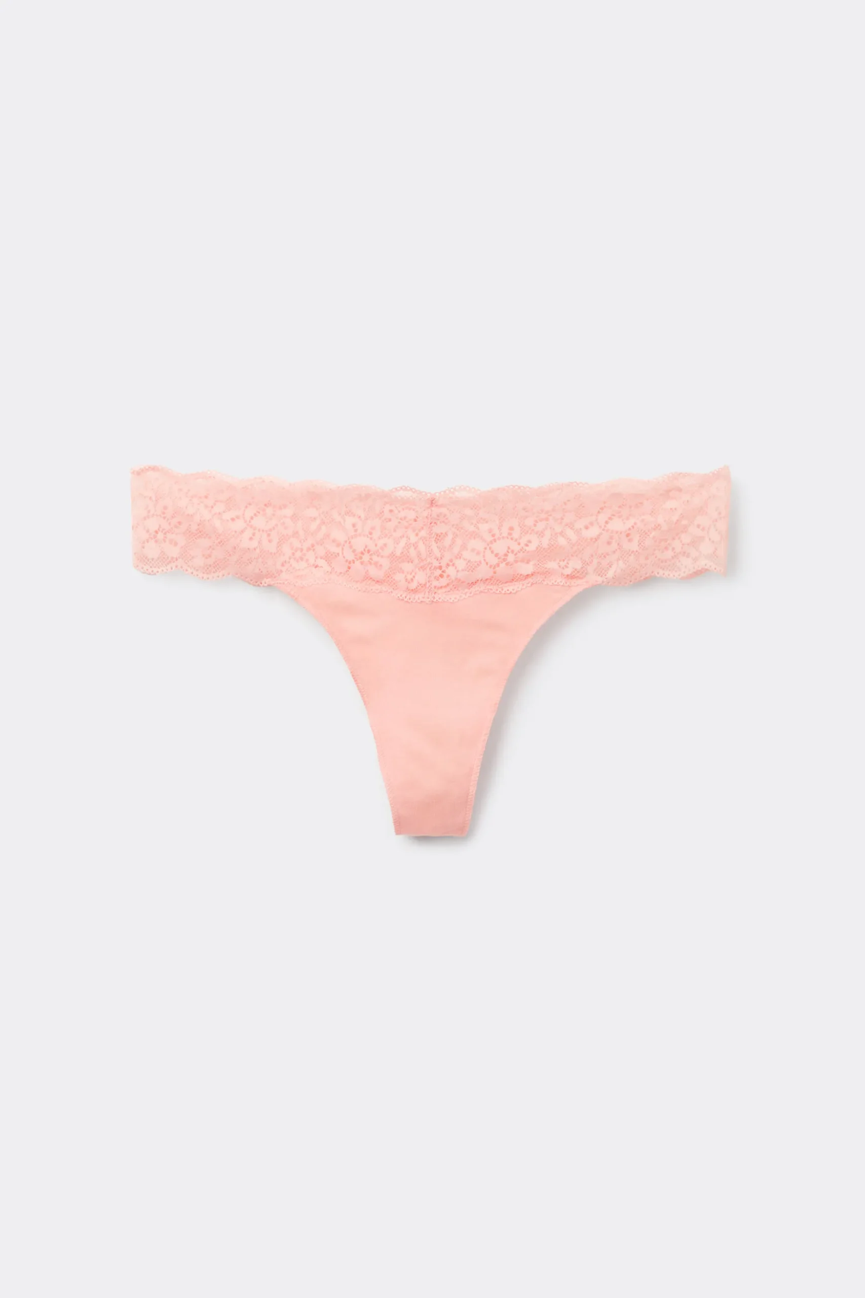 Recycled Cotton And Lace Brazilian Panties - Cheeky Briefs - Women | Tezenis