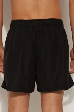 Recycled Fabric Basic Short Swim Trunks - Swim Trunks - Men | Tezenis
