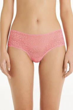 Recycled Lace Boyshorts - French Cut - Women | Tezenis