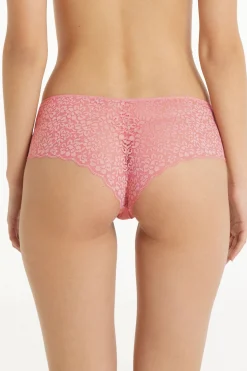 Recycled Lace Boyshorts - French Cut - Women | Tezenis