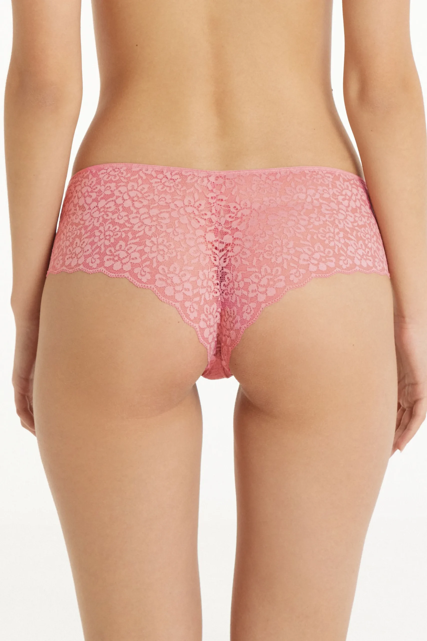 Recycled Lace Boyshorts - French Cut - Women | Tezenis