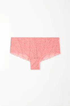 Recycled Lace Boyshorts - French Cut - Women | Tezenis
