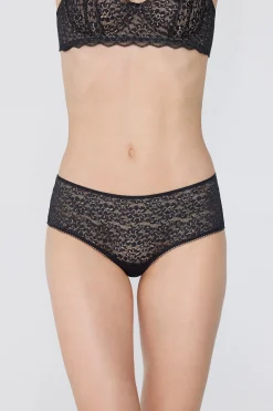 Recycled Lace Boyshorts - French Cut - Women | Tezenis