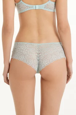 Recycled Lace Boyshorts - French Cut - Women | Tezenis